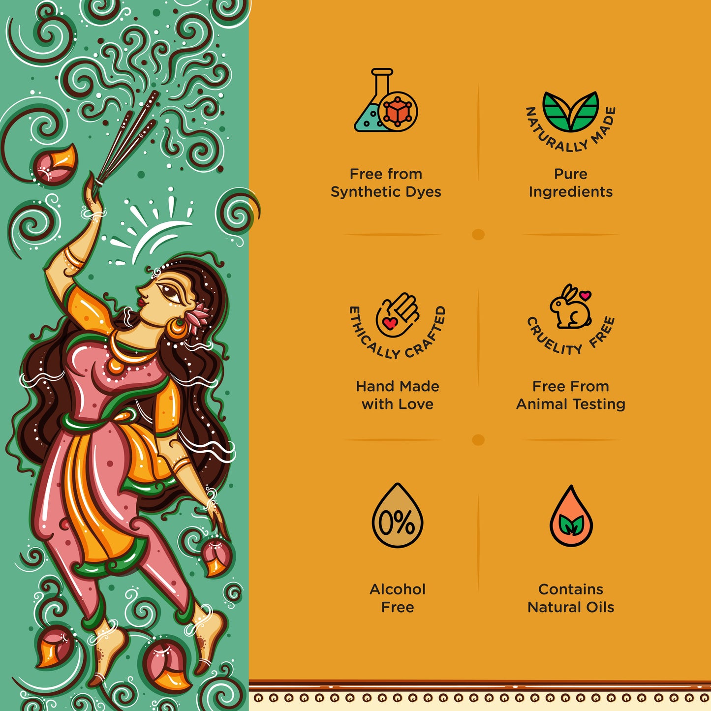 Herbal Incense Sticks(Set of 45)