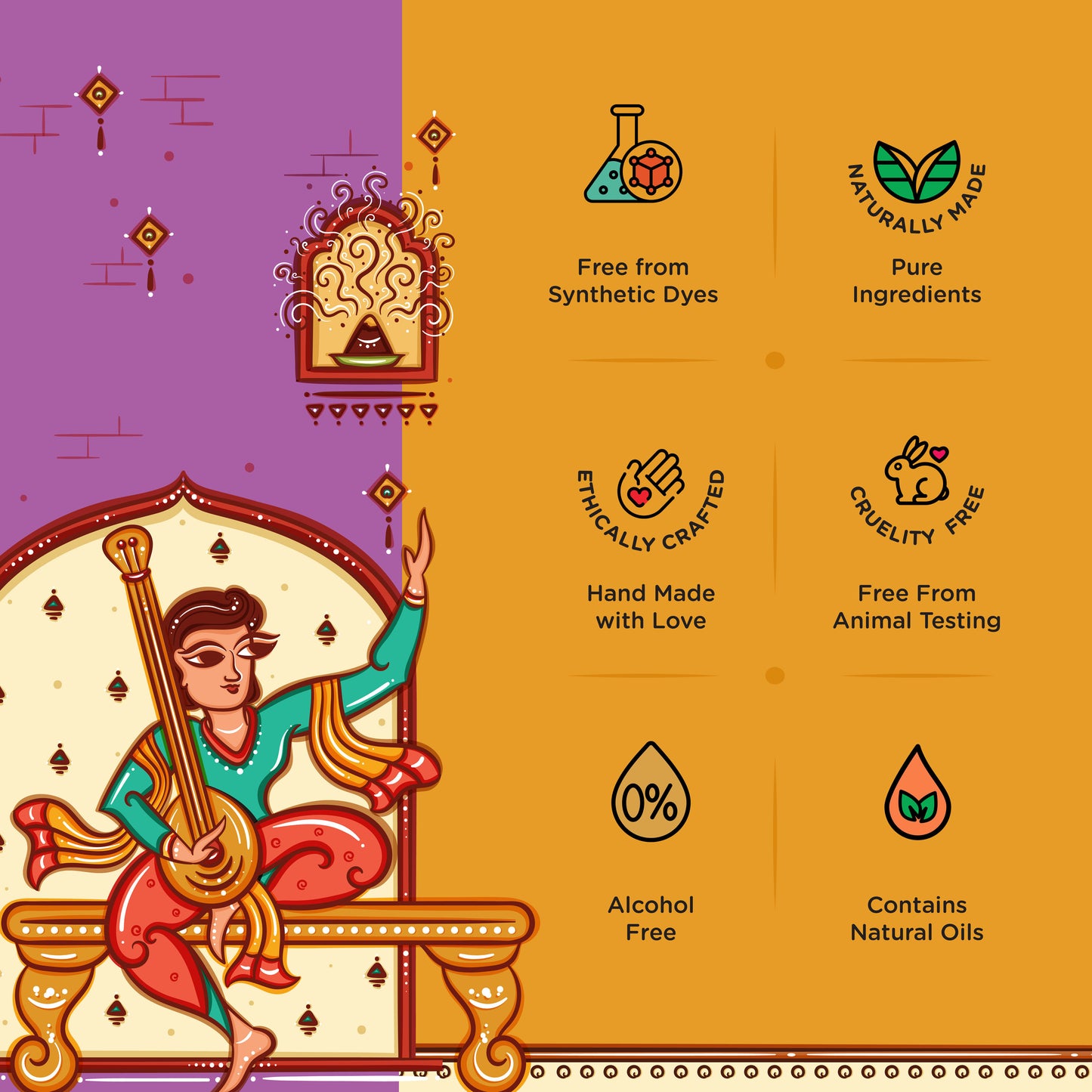 Lavender Dhoop Cones (Set of 45)