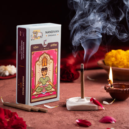 Indian Rose Dhoop Sticks (Set of 45)
