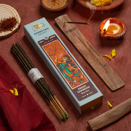 Kesar Chandan Incense Sticks (Set of 45)