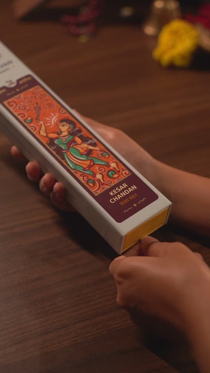 Kesar Chandan Incense Sticks (Set of 45)