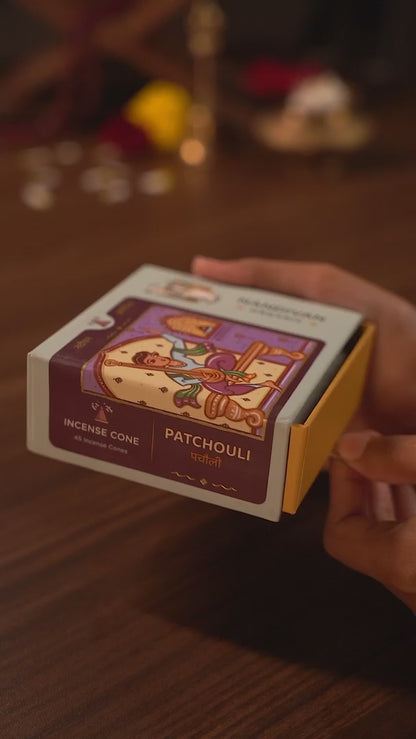 Patchouli Dhoop Cones (Set of 45)
