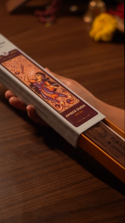 Amber Oudh Incense Sticks(Set of 45)
